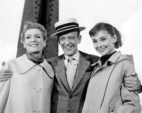 Kay Thompson, Fred Astaire and Audrey Hepburn in Funny Face Audrey Hepburn Outfit, Audrey ...