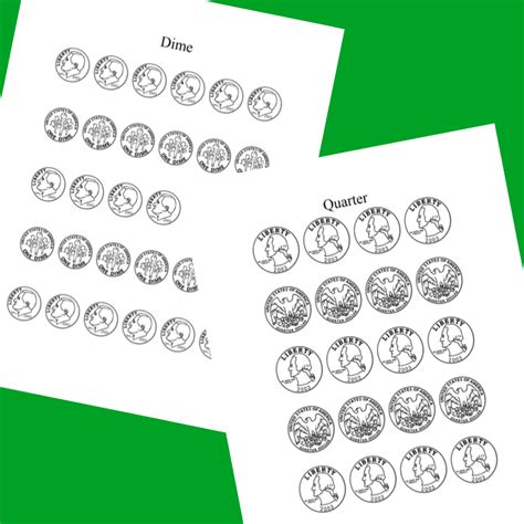 Teaching Money - Printable Coin Templates - My Teaching Library ...