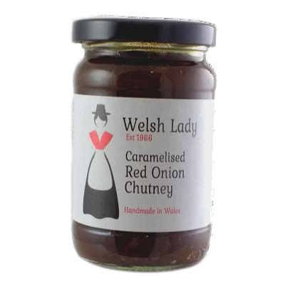 Buy Caramelised Red Onion Chutney from Macbeth's Butchers. Welsh Lady Preserves Caramelised Red ...