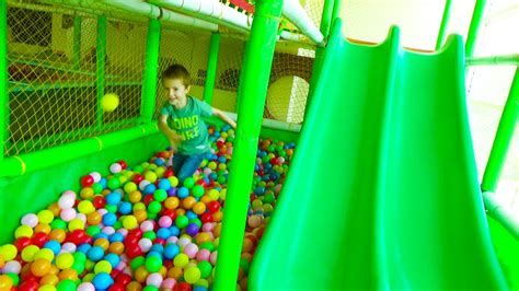 New GREAT Indoor Playground fun for kids with Ball PIT ... | Doovi