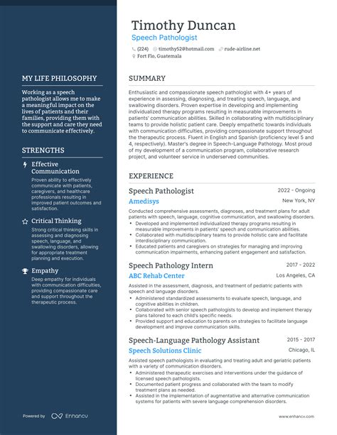 3 Successful Speech Pathologist Resume Examples And Writing Tips for 2024