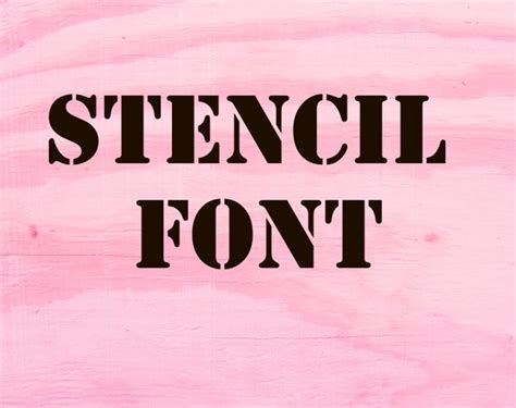 Stencil Font Stencil Font Svg Stencil Alphabet Svg Ar - vrogue.co