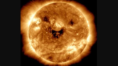 NASA Spots Sun “Smiling,” Hopefully Not Because it’s About to Blow Up