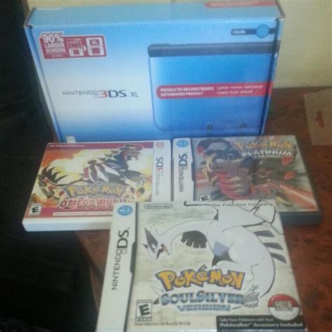 3ds Xl Plus 3 Pokemon Games, Hobbies & Toys, Toys & Games on Carousell