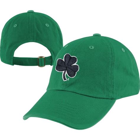 Notre Dame Fighting Irish Kelly Green Shamrock Crew Adjustable Hat ...