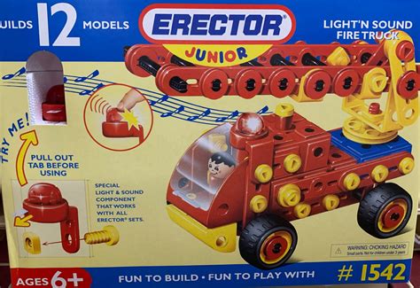 Erector Set Junior - Fire & Rescue Construction Set - The Fire Bell