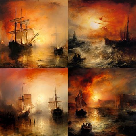 J.M.W. Turner AI Art Style - Capturing the Sublime - J.M.W. Turner ...