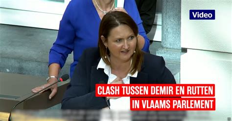 Clash tussen Demir en Rutten in Vlaams parlement