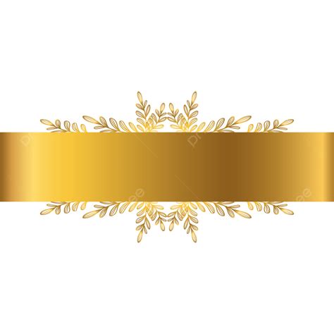 Banner Gold Luxury With Flower Undangan Emas, Banner Gold Luxury ...