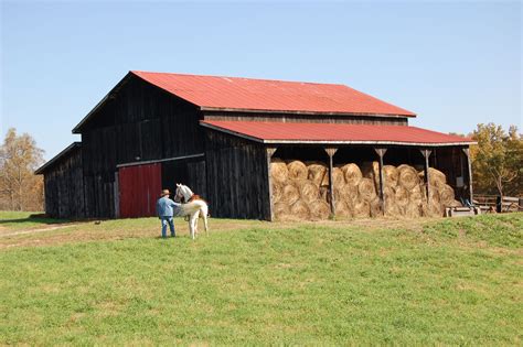 Our Hay Barn | Horse farms, Hay barn, Olive hill