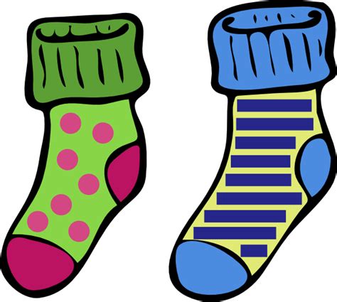 Crazy Sock Day Clip Art