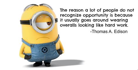 minions work hard :D | Minions working, Funny quotes, Minions