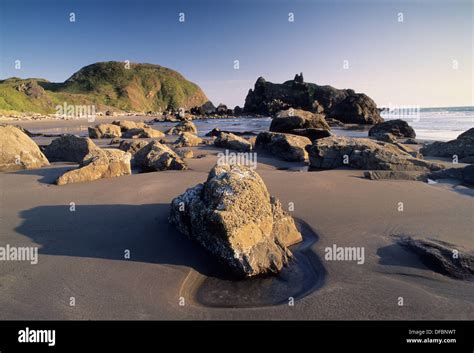 Cannon Beach sea stacks Stock Photo - Alamy