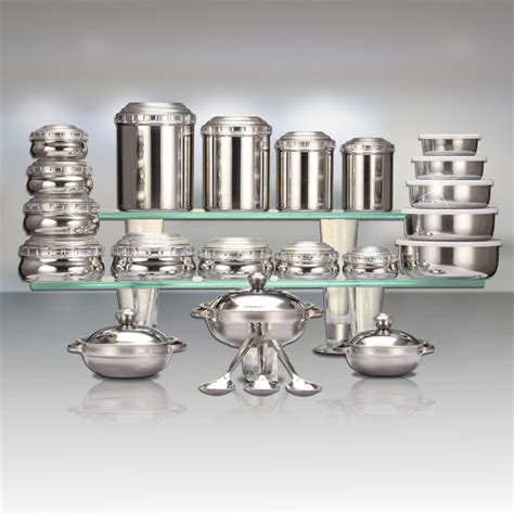 Buy Kitchen Queen 43 Pcs Stainless Steel Storage & Serving Set Online at Best Price in India on ...