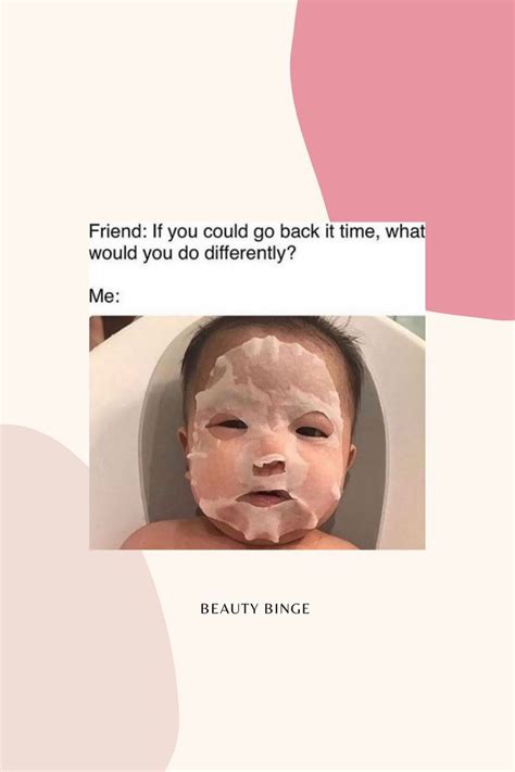 Skincare meme, funny, skincare aesthetics | Ridere, Moodboard