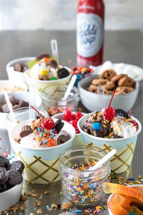 Ice Cream Sundae Bar - Culinary Hill