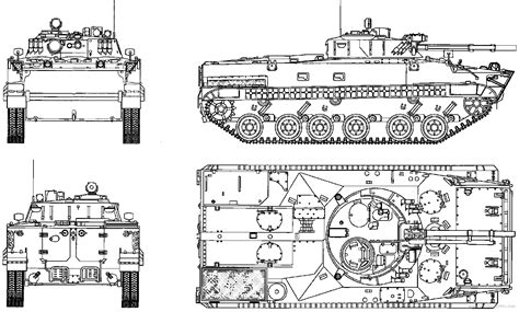 BMP-3 blueprints free - Outlines