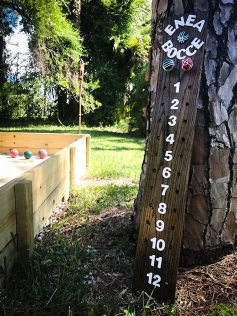 Bocce Scoreboard Outdoor Life, Outdoor Spaces, Outdoor Living, Outdoor Decor, Bocce Ball Court ...