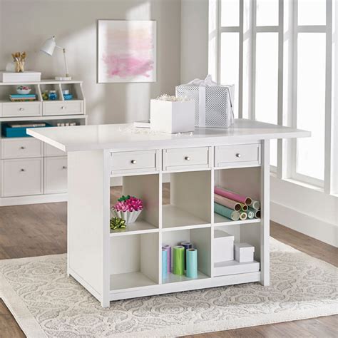 Small Craft Desk With Storage