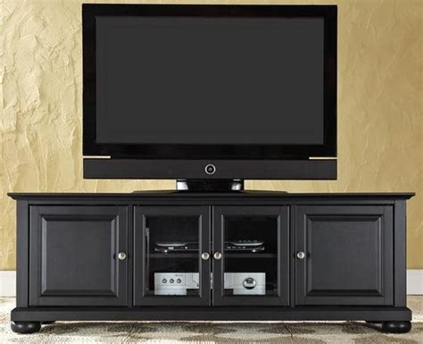 Black 60 Inch Low Profile TV Stand - Alexandria | RC Willey Furniture Store