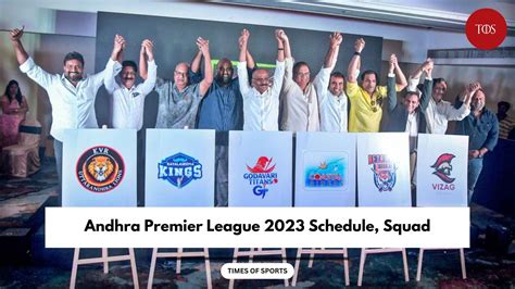 APL 2023 Schedule, Squad - Andhra Premier League