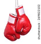 Free Image of Pair of Red and White Boxing Gloves on Fuchsia | Freebie.Photography
