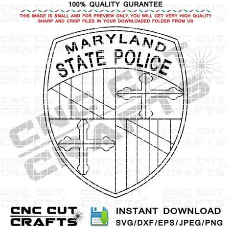 Maryland State Police Emblem - Etsy