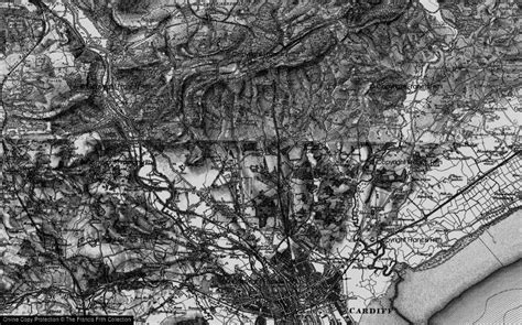 Historic Ordnance Survey Map of Llanishen, 1898