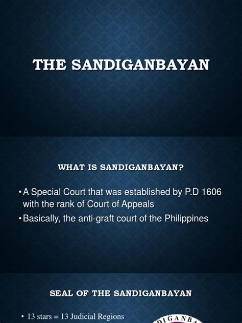 What is the Sandiganbayan? | Judiciaries | Commission On Elections ...