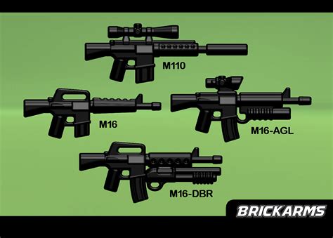 BrickArms M16 & M16 Variants Available to Order | Brickmania Blog