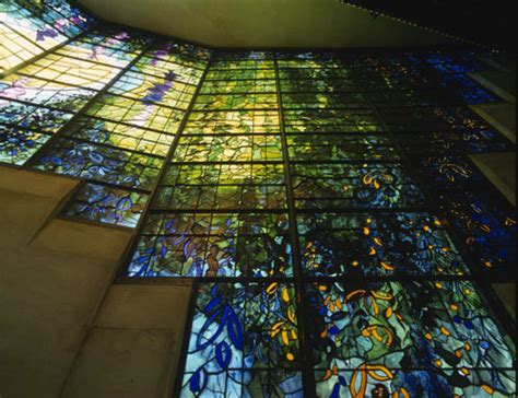 Light of the World, 1980, designed by John Piper, Robinson College Chapel, Cambridge, England