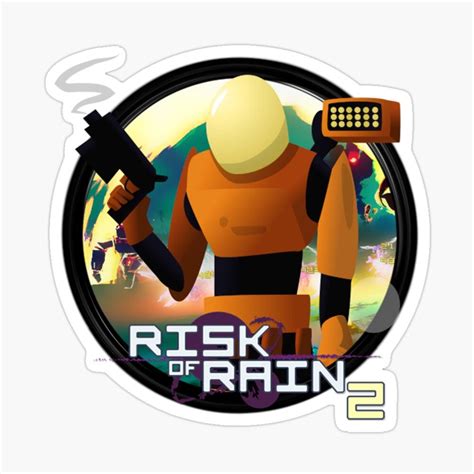 Risk of Rain 2 Logo Sticker by JuloCreation | Logo sticker, Rain, ? logo