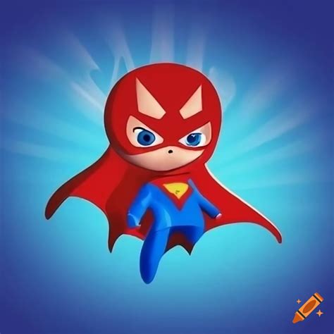 Math superhero mascot