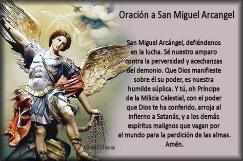 Santa María, Madre de Dios y Madre nuestra: Oración a San Miguel Arcangel