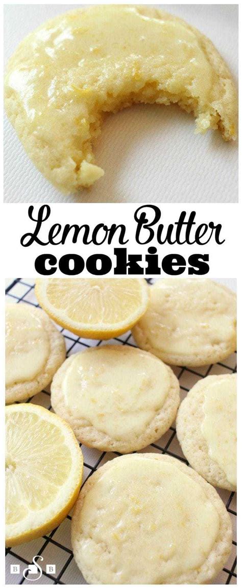 LEMON BUTTER COOKIES - Butter with a Side of Bread