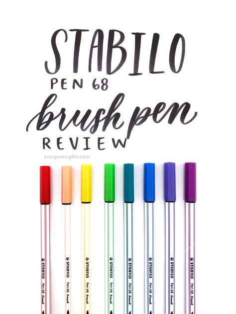 Stabilo Brush Pens Review | How To Learn Hand Lettering for Beginners