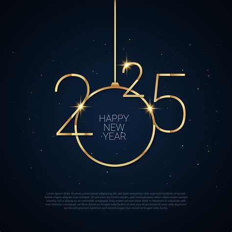 2025 Happy New Year Background Design. 33127390 Vector Art at Vecteezy