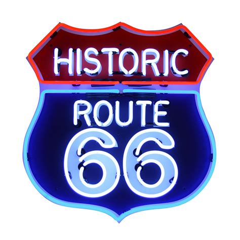 Summit Gifts 5RT66B Historic Route 66 Neon Sign | Summit Racing