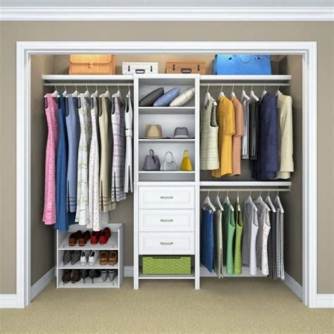 ClosetMaid Impressions 3-Shelf White Shoe Organizer 14905 - The Home Depot | Home depot closet ...