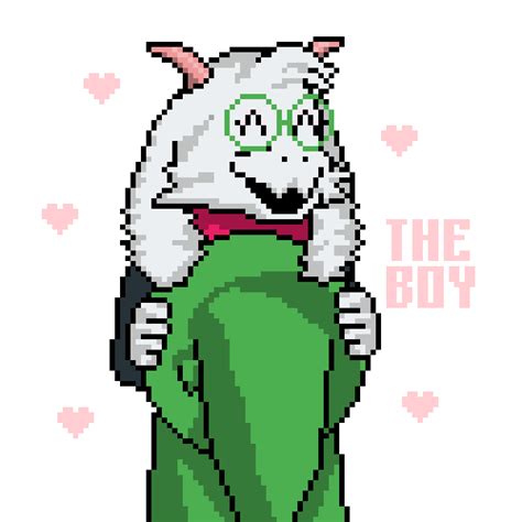 I made a ralsei pixel art a while ago and thought I'd share : ralsei