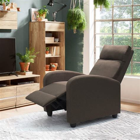 Homall Fabric Recliner Chair Living Room Chair Home Theater Seating