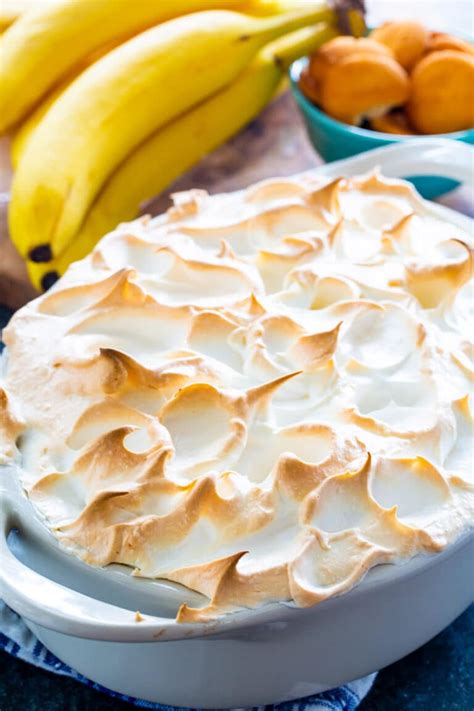 Banana Pudding with Meringue - Spicy Southern Kitchen