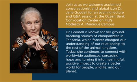 An Evening with Jane Goodall - Zoo Miami