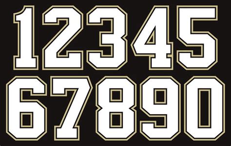 3colornumbers | Numbers font, Sports numbers font, Number fonts