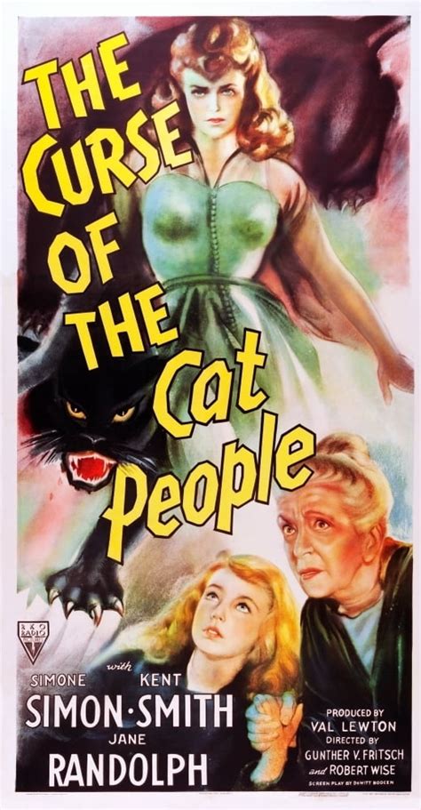 The Curse Of The Cat People Us Poster Art Simone Simon Ann Carter Julia ...