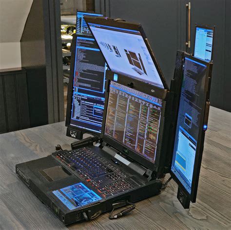 Expanscape Aurora 7 Laptop Has Seven Fold-Out Screens - TechEBlog