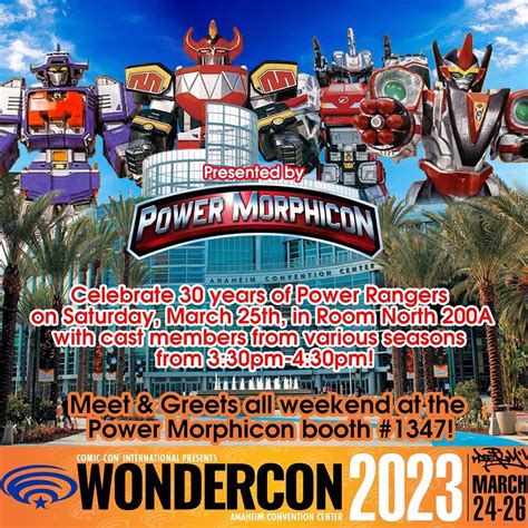 Power Morphicon Booth at WonderCon March 24th-26th