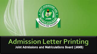 JAMB Original Admission Letter Printing Guidelines 2022/2023 - 360Trendic