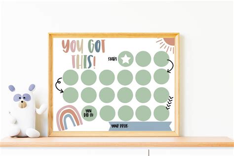 Toddler Reward Chart Potty Training Chart REWARD Sticker - Etsy