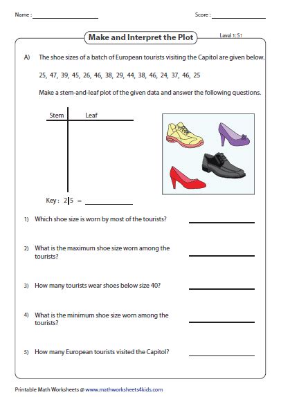 Stem and Leaf Plot Worksheets - Worksheet Template Tips And Reviews